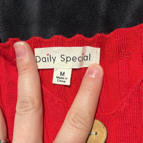 One of a Kind Rainbow Tank Too with Wooden Buttons - Picture 2 of 4